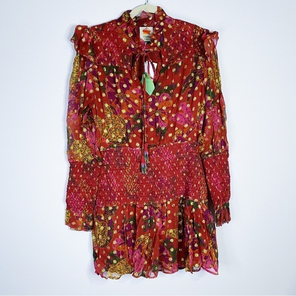 Farm Rio - Printed Smocked Dress - Picture 3 of 7